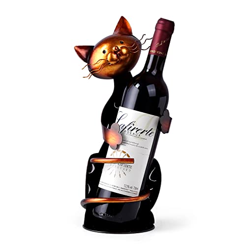 Cat Decor Wine Holder Wine Rack Wine Bottle Holder Wine Cat,Gift for Halloween and Christmas,Cat Gifts for Cat Lovers………