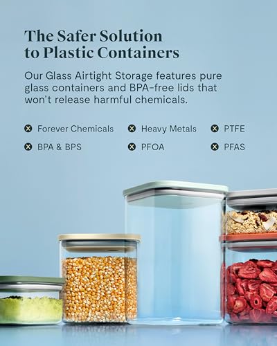 4 qt Glass Airtight Food Storage Container with Lid - view 6