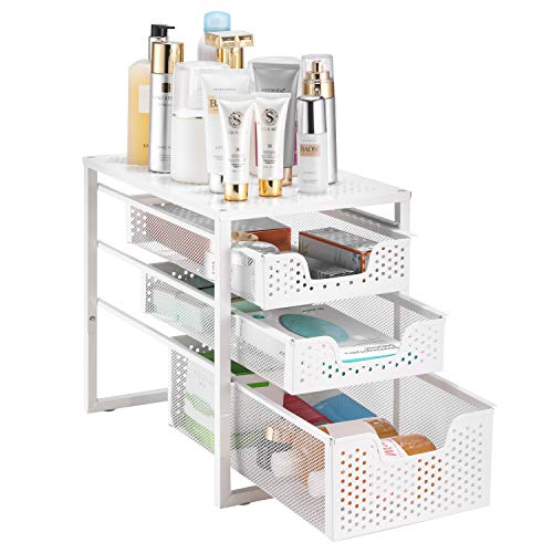 Under Sink Organizer 3-Tier with Sliding Storage Drawer - view 4