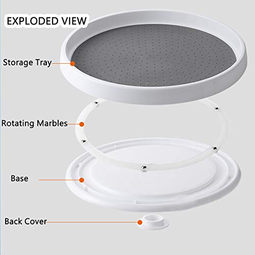 Lazy Susan Organizer, 10 Inch 360 Rotating Tray, 2 Pack - view 4
