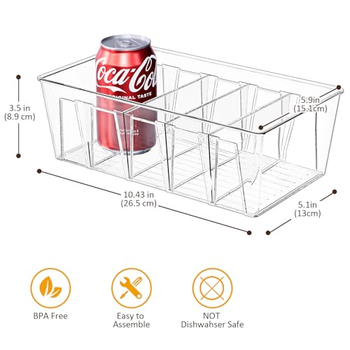Pantry Organization and Storage Bins for Kitchen Fridge Countertop Cabinet Bundle 4-Tier Kids Bookshelf - view 5