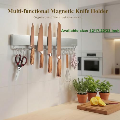 17 Inch Magnetic Knife Holder - Magnetic Knife Strip with Strong Magnets - view 2