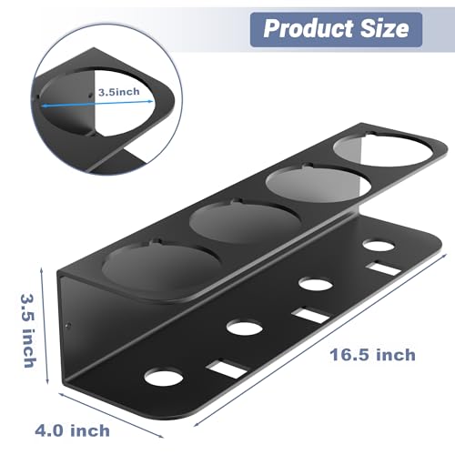 Spray Bottle Holder Wall Mount, Metal Spray Can Storage Rack - view 4