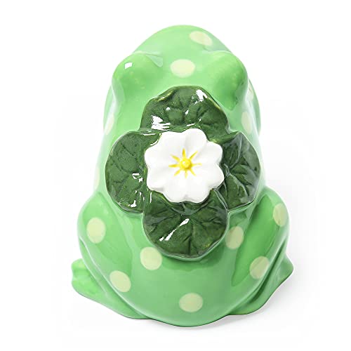 Ceramic Kitchen Scrubby Sponge Holder, Art Frog Collection, Adorable Home & Kitchen Decor - view 3