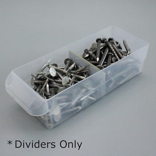 (32-Pack) Small Drawer Dividers compatible with Craft Cabinet and Hardware Storage Organizers, (Dividers Only) Made of High-Strength Fiberglass, Easy to Label - view 6