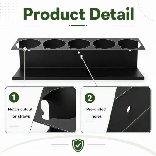 2 Pcs Aerosol Spray Can Holder Rack Organizer for Garage and Shop - view 4