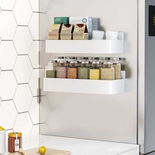 Magnetic Spice Rack for Refrigerator Black, 4 Pack - view 4
