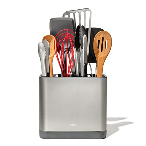 Good Grips Adjustable Stainless Steel Organizer, Large Utensil Holder