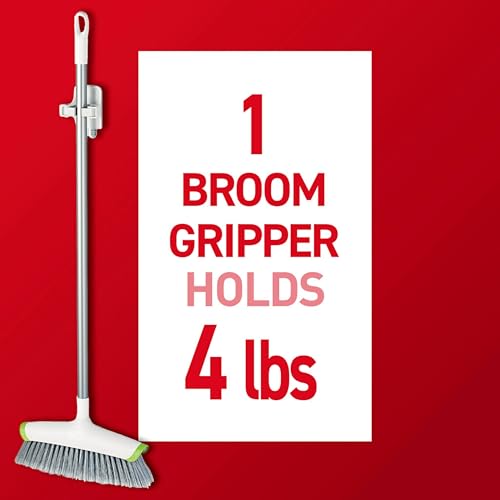 Large White Broom Grippers, 2 Broom Grippers, 4 Strips - view 3