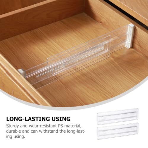 2pcs Telescopic Drawer Dividers Organizer, Partition Boards - view 3