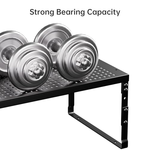 Expandable Adjustable Cabinet Shelf Organizer - Stackable Metal Spice Rack for Kitchen Pantry, Countertop, Cupboard & Bathroom (1Pack/Black,Large) - view 5