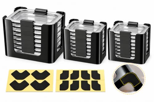 3-Piece Lid Organizer, Compatible with Rubbermaid Brilliance