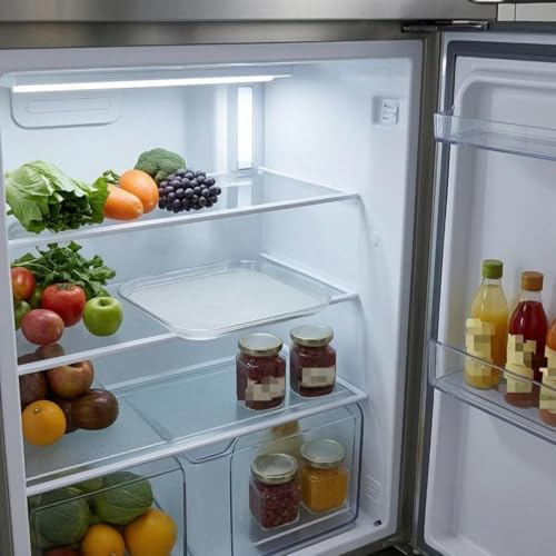 Refrigerator Storage Tray 360 Degree Rotating Fridge Turntable Transparent Organizer Tray for Easy Access Suitable for Home Pantry Beverage Container Arrangement - view 2