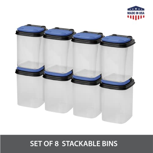 Multi-Purpose Hardware Storage Bins Bits (1 Quart - 8 Pack) - view 2