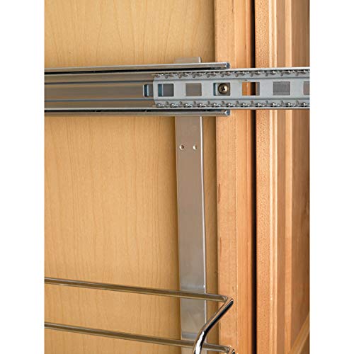 5WB2-1522-CR - 15 in. W x 22 in. D Base Cabinet Pull-Out Chrome 2-Tier Wire Basket - view 5