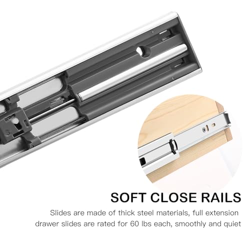 Pull Out Cabinet Organizer 14''W×21''D×19''H Slide Out Drawer - view 4