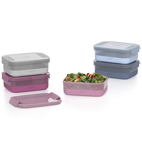 3.7 Cup Plastic Meal Prep Containers, 10 Pc, 5 Pack, Elderberry - view 5