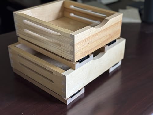 Fully Assembled Drawer Wood Pull Out Tray Drawer Box Kitchen Cabinet Organizer, Cabinet Slide Out Shelve, Wooden Pull-Out Shelf(12'' W×10'' D×3'' H) - view 2
