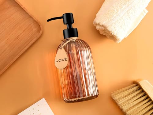 Soap Dispenser with Silicone Pad – Premium Quality – Dish soap Dispenser, Hand Soap Dispenser – Rust Proof Stainless Steel Pump – Ideal for Kitchen Dish soap, Bathroom soap - view 5