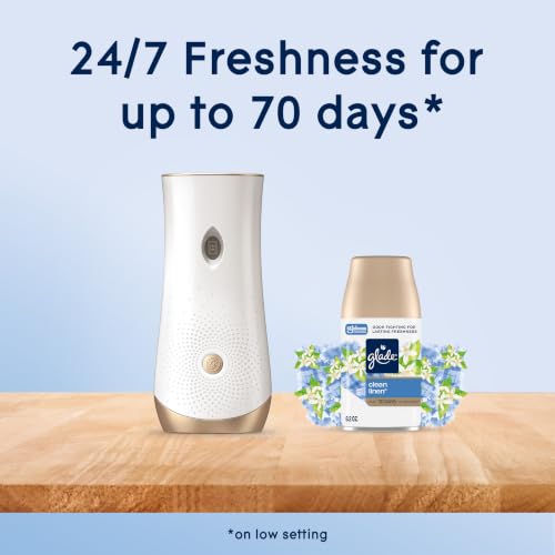 Automatic Spray Holder + Refill, Air Freshener, Clean Linen, 6.2 oz - view 6