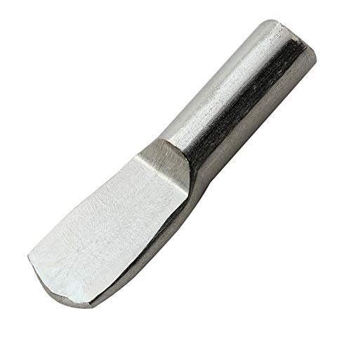 25 Pack Tiny Shelf Pins, 1/8" (3mm) Spoon Shaped, Nickel - ROKSP3N