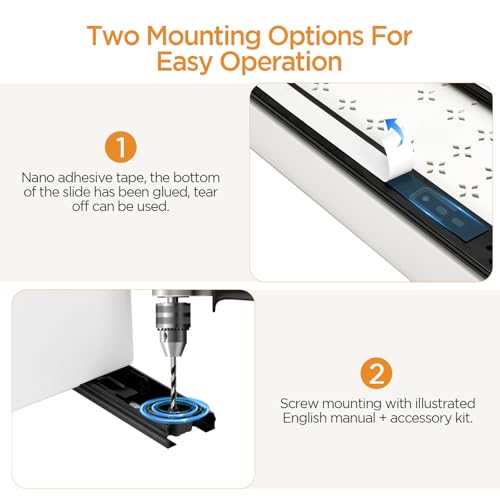 Telescopic Drawer Organiser with Damping System - 3 Sizes (13/18/27 x 40 x 7 cm), Extendable Drawer Shelf for Kitchen Cupboard/Cabinet, Easy Assembly - view 6