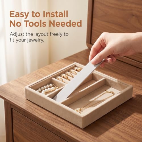 26PCS Jewelry Box Drawer Organizer Inserts - Cuttable Dividers - view 3
