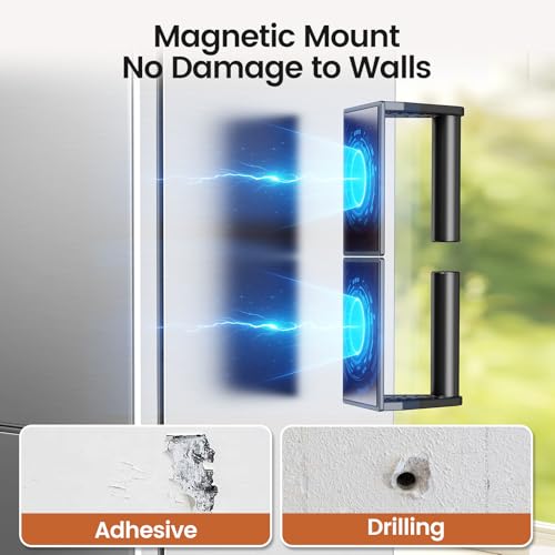 Magnetic Paper Towel Holder, Adjustable No-Drill Paper Towel Holder - view 4