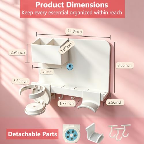Floating Shelves for Bedside Shelf, Stick On No Drill Wall Shelf Organizer - view 2
