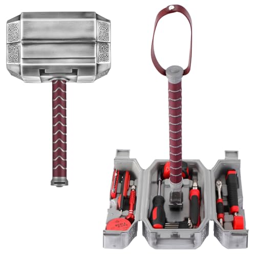 Thor Hammer Tool Box, 28-Piece Home Repair Tool Kit