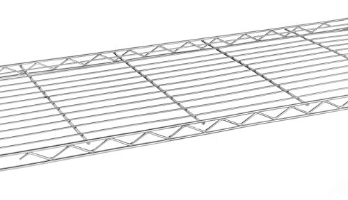 Wire Shelving Unit, Metal Storage Shelves, Durable Heavy Duty Shelf, Easy Assembly for Pantry, Kitchen, Garage, Plant, 14" x 30" x 15" - view 6