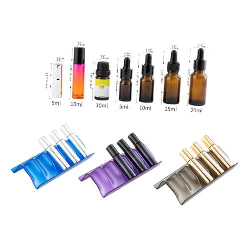 5 Pack Foldable Plastic Essential Oil Bottle Storage Rack - view 4
