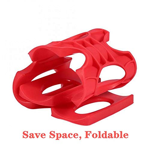 Drink Dispenser for Fridge - Water Bottle Organizer Soda Can Organizer for Refrigerator Space Saver Beverage Can Storage Holder Foldable Silicone Beer Can Stacker Fridge Mat 2 Pcs - view 6