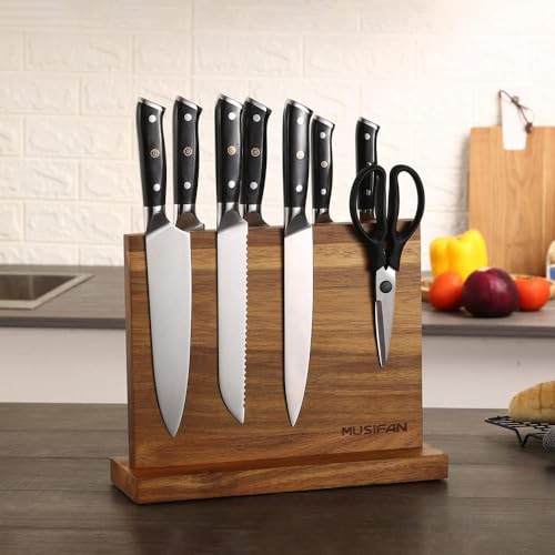 Magnetic Knife Block - Magnetic Knife Holder - Magnetic Knife Stand- Cutlery Display Stand and Storage Rack - view 2