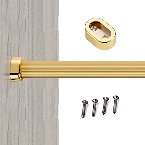 Heavy Duty Metal Wardrobe Poles - Wall Mounted Clothes Hanger Rods, Oval Clothing Organizer Rack System, Durable Garment Storage for Home & Closet Solutions