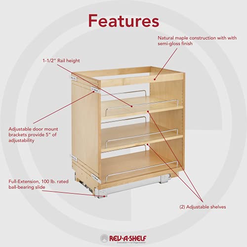 Pullout Kitchen Cabinet Organizer, Min Cabinet Opening 14.5" W - view 6
