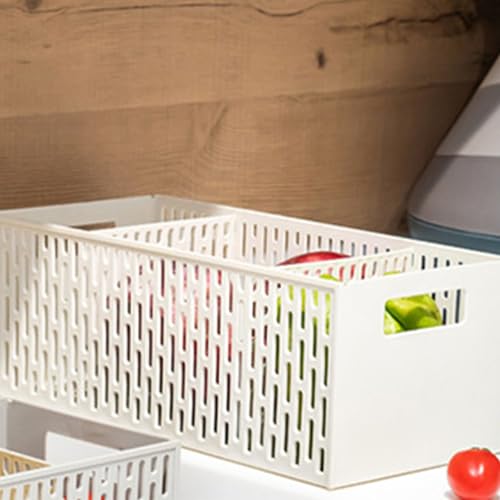 Plastic Divider Storage Basket, Food Organizer Bins - view 6