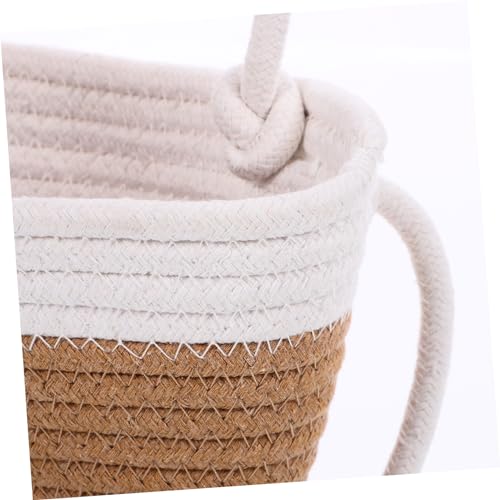 Cotton Rope Wall Hanging Large Capacity Organizer, Storage Basket - view 7