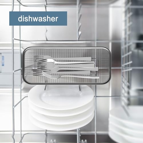 Utensil Drying Rack, 2 Pack Utensils Holder Dishwasher Silverware Basket - view 6