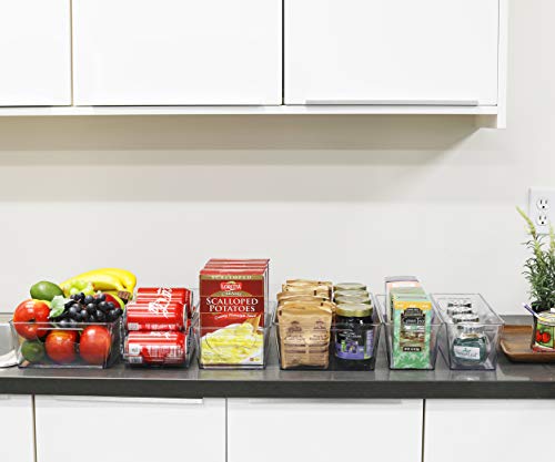 Refrigerator Storage Organizer Bins, Assorted Set of 6 - view 6