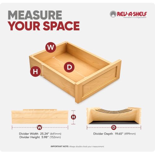 Deep Drawer Divider Insert for 27”-30” Base Cabinet Drawers - view 6