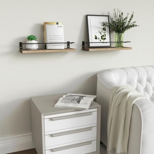 Floating Shelves Bathroom, Small Wall Shelf Over Toilet 2 Set - view 7