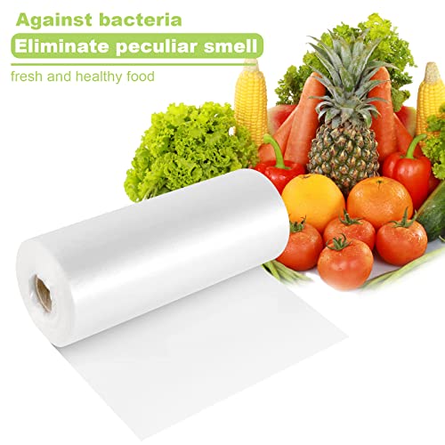 Food Storage Bags, 1 Roll 16 x 20 Plastic Produce Bag on a Roll Fruits, Vegetable, Bread, Food Storage Clear Bags, 350 Bags - view 6
