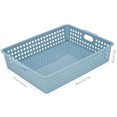 6-Pack Stackable Paper Trays Turn In Trays Classroom Paper Organizer Bins - view 3