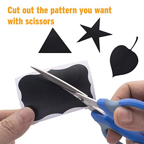 Chalkboard Labels-180pcs Waterproof Reusable Blackboard Stickers with 1 Liquid Chalk Marker for Mason Jars, Parties Decoration, Craft Rooms, Weddings, Storage, Organize Your Home & Kitchen - view 5