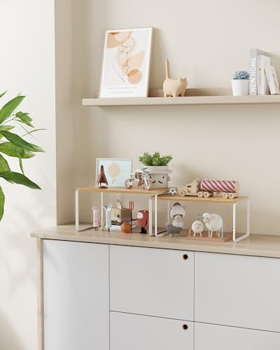 Cabinet Organizer Shelf, Set of 2 Spice Rack, Kitchen Storage - view 6