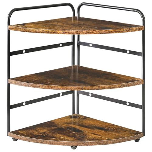 Corner Shelf,Wood Kitchen Spice Organizer,Brown TWJ002H - view 4