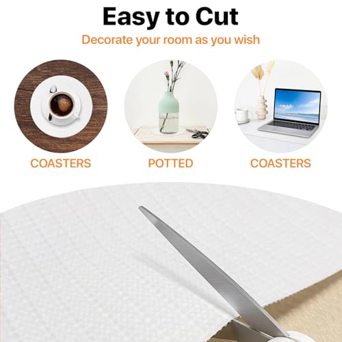 Shelf & Cabinet Liner for Kitchen Cabinets Non-Adhesive White 12in x 10FT - view 5