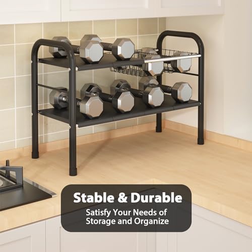 Expandable Under Sink Organizer, 2 Tier Under Sink Shelf - view 4