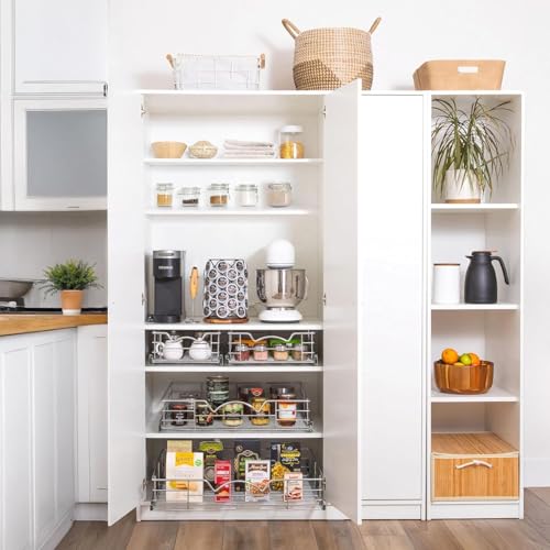 Pull Out Cabinet Organizer, Pantry Drawer, 20"W x 21"D x 5"H - view 2